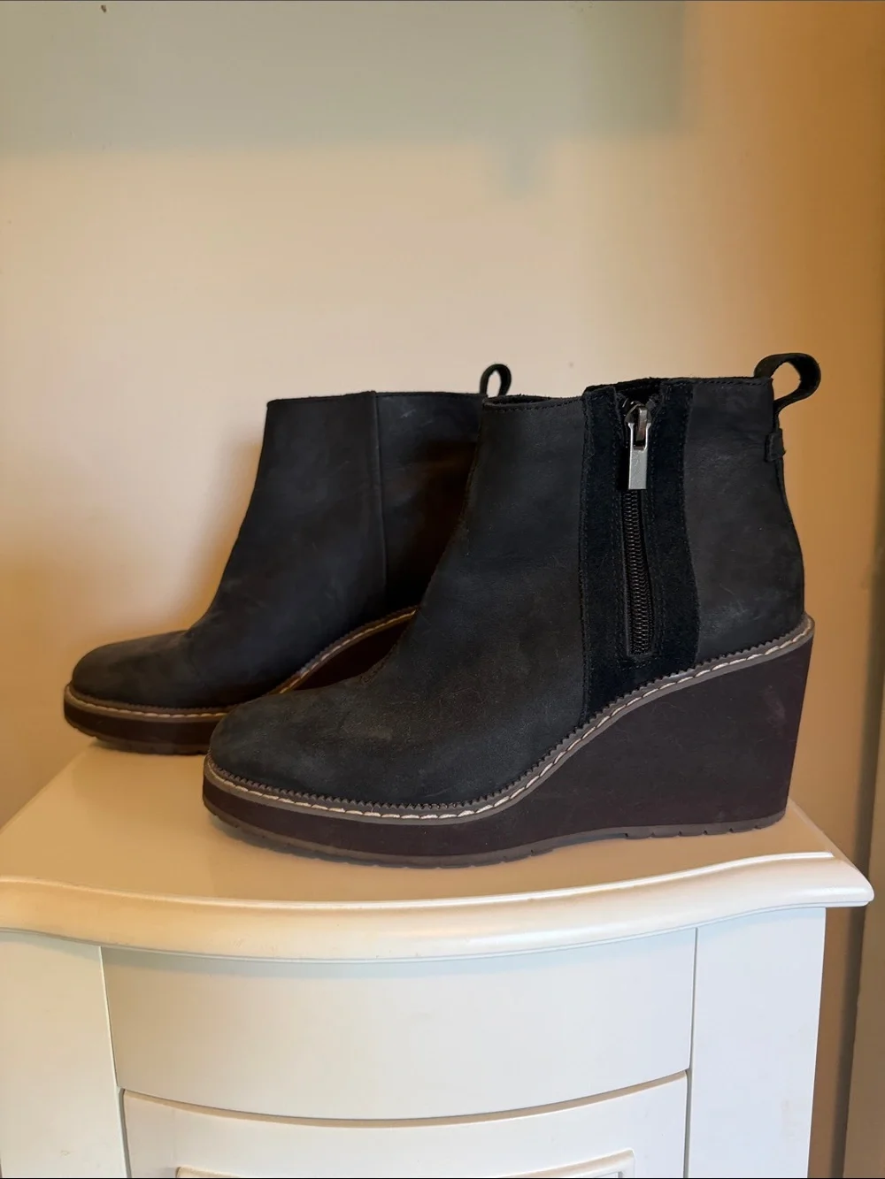 Toms wedge ankle
